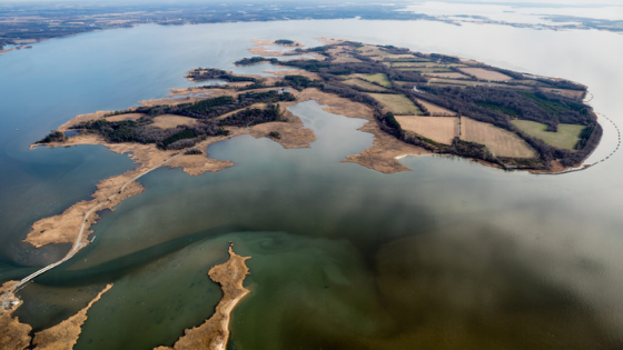 Na imagem, vê-se o rio Chester, um dos cursos d’água que desemboca na Baía de Chesapeake, nos Estados Unidos.